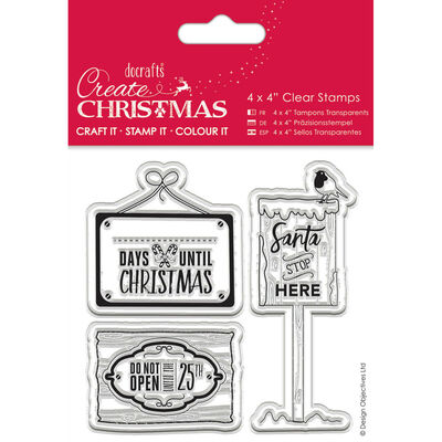 Christmas Signs Clear Stamps image number 1