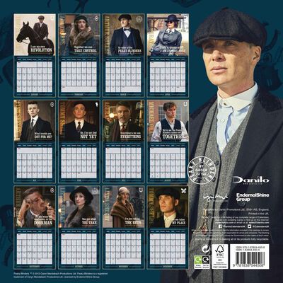 The Official Peaky Blinders 2021 Square Calendar image number 3