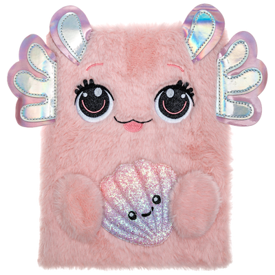 Dream Pop Axolotl Large Fluffy Notepad image number 1