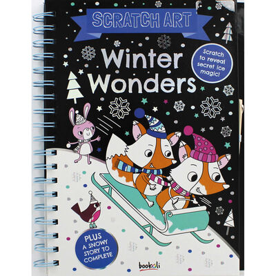 Winter Wonders Scratch Art image number 1