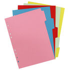 A4 Pukka Essentials Plain Multi-colour Tab Dividers - 5 Pack image number 2