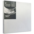 Crawford & Black Stretched Canvases 8” x 8”: Pack of 2 image number 1