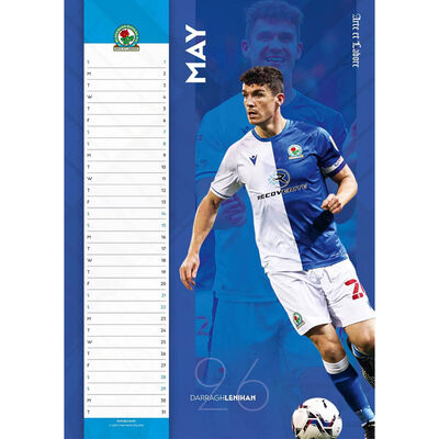 A3 Official Blackburn Rovers FC 2022 Calendar image number 2