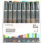 Nova Dual-Tip Designer Markers Nature: Pack of 24 image number 1