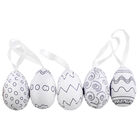 Decorate Your Own Hanging Easter Eggs - Pack of 5 image number 2
