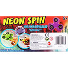 Neon Fidget Spinners - 5 Pack image number 4