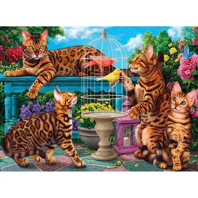 Bengal Cats 500 Piece Jigsaw Puzzle image number 2