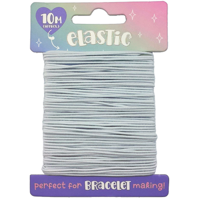 White Bracelet Elastic: 10cm image number 1