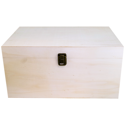 Large Wooden Box: 35 x 25 x 17cm image number 1