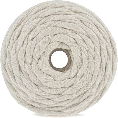 Trimits: Natural Cotton Macrame Cord 100m x 7mm image number 2