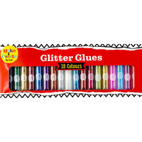 Glitter Glue Set: Pack of 18