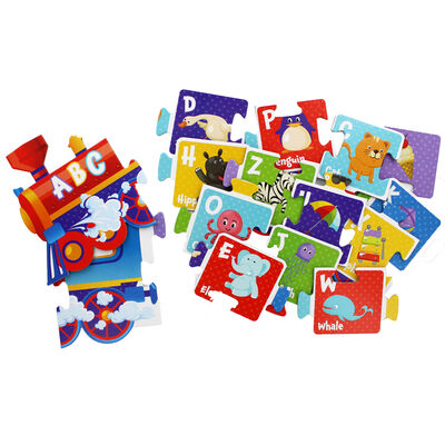 Learn Your ABCs 28 Piece Jumbo Train Jigsaw Puzzle image number 3