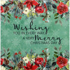 Once Upon a Christmas Scene and Sentiment Toppers Pad - 5x5 Inch image number 2