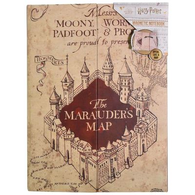 Harry Potter Marauders Map Magnetic Notebook image number 1