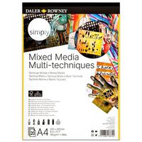 Daler Rowney Simply A4 Mixed Media Paper Pad