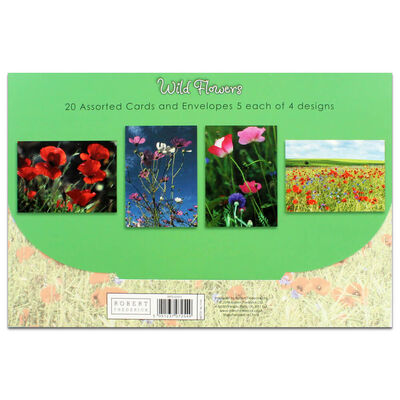Wild Flowers Card Wallet Set: Pack of 20 image number 3