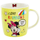 Disney Minnie Mouse Yellow Rainbow Ceramic Mug image number 2