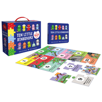 Ten Little Dinosaurs: Book and Jigsaw