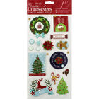 Christmas Icons Thick Christmas Stickers image number 1