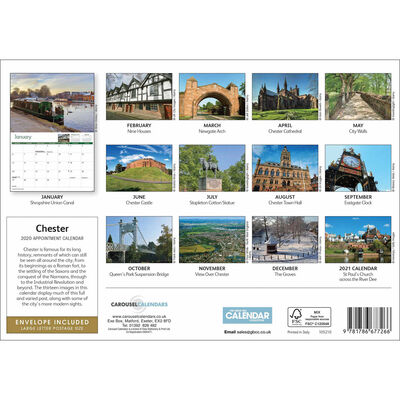 Chester 2020 A4 Wall Calendar image number 3