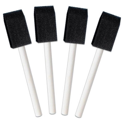 Royal & Langnickel Foam Brushes: Pack of 4 image number 1