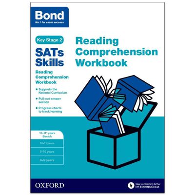 Reading Comprehension Workbook 10-11 Years Stretch: Bond SATs Skills image number 1