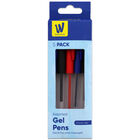 Works Essentials Assorted Coloured Gel Pens: Pack of 5 image number 1