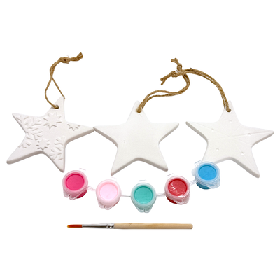 Paint Your Own Ceramic Decorations: Pack of 3 image number 2