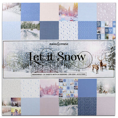 Let It Snow Design Pad: 12 x 12 Inches image number 1