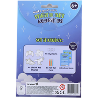 Make Your Own Shrink Art Keyrings: Cars and Dinosaur