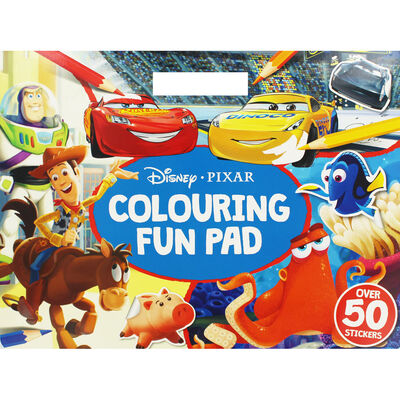Disney Pixar Colouring Fun Pad image number 1