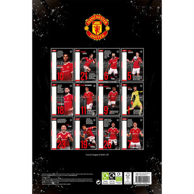 A3 Official Manchester United 2022 Calendar image number 3