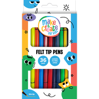 Felt Tip Pens: Pack of 36