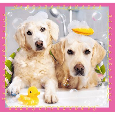 Cute Dogs 3-in-1 Jigsaw Puzzle image number 3