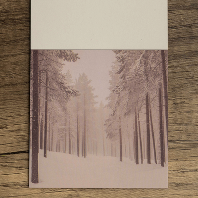 Photographic Christmas Scenes Mini Pad: 4 x 4 Inches image number 2