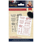 Sara Signature Acrylic Stamp: Twas the Night Before Christmas: Happy Christmas to All image number 1