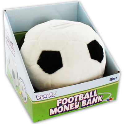 Football Plush Piggy Bank image number 1