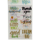 Multi-Colour and Gold Foil Vellum Quotes Pad image number 2