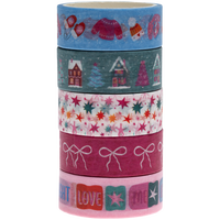Christmas Washi Tapes: Pack of 5