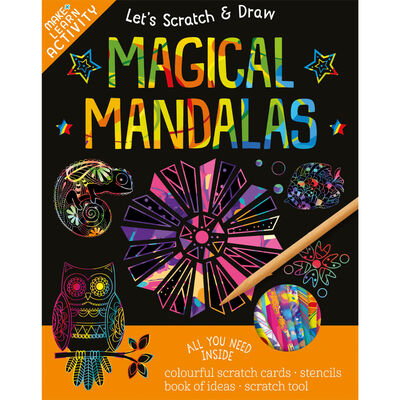 Scratch and Draw Set: Magical Mandalas image number 1
