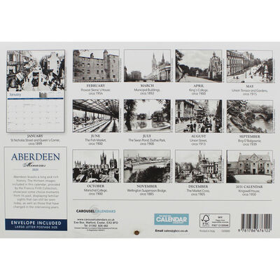 Aberdeen Memories 2020 A4 Wall Calendar image number 2