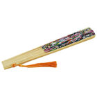 White Tropical Paper Fan image number 2