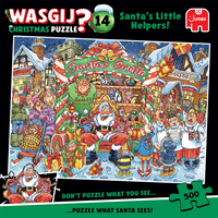 Wasgij Christmas 14 - Santa's Little Helpers! 500 Piece Jigsaw Puzzle