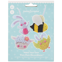 Make Your Own Easter Pom Pom Characters