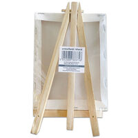 Crawford & Black Stretched Canvas with Easel: 12 x 16cm