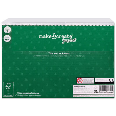 Paint Your Own Ceramic Christmas Decorations: Pack of 2 image number 2