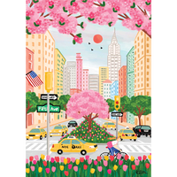 NYC Street by Nidhi Kachhadiya 500 Piece Jigsaw Puzzle