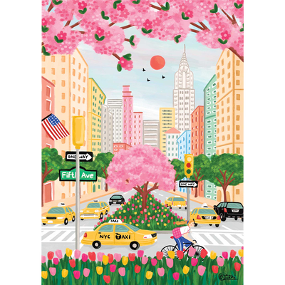 NYC Street by Nidhi Kachhadiya 500 Piece Jigsaw Puzzle image number 2