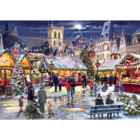 The Christmas Market 500 Piece Jigsaw Puzzle