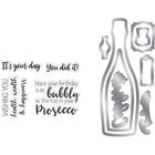 Gemini Shaker Card Stamp and Die Set - Prosecco Celebration image number 2